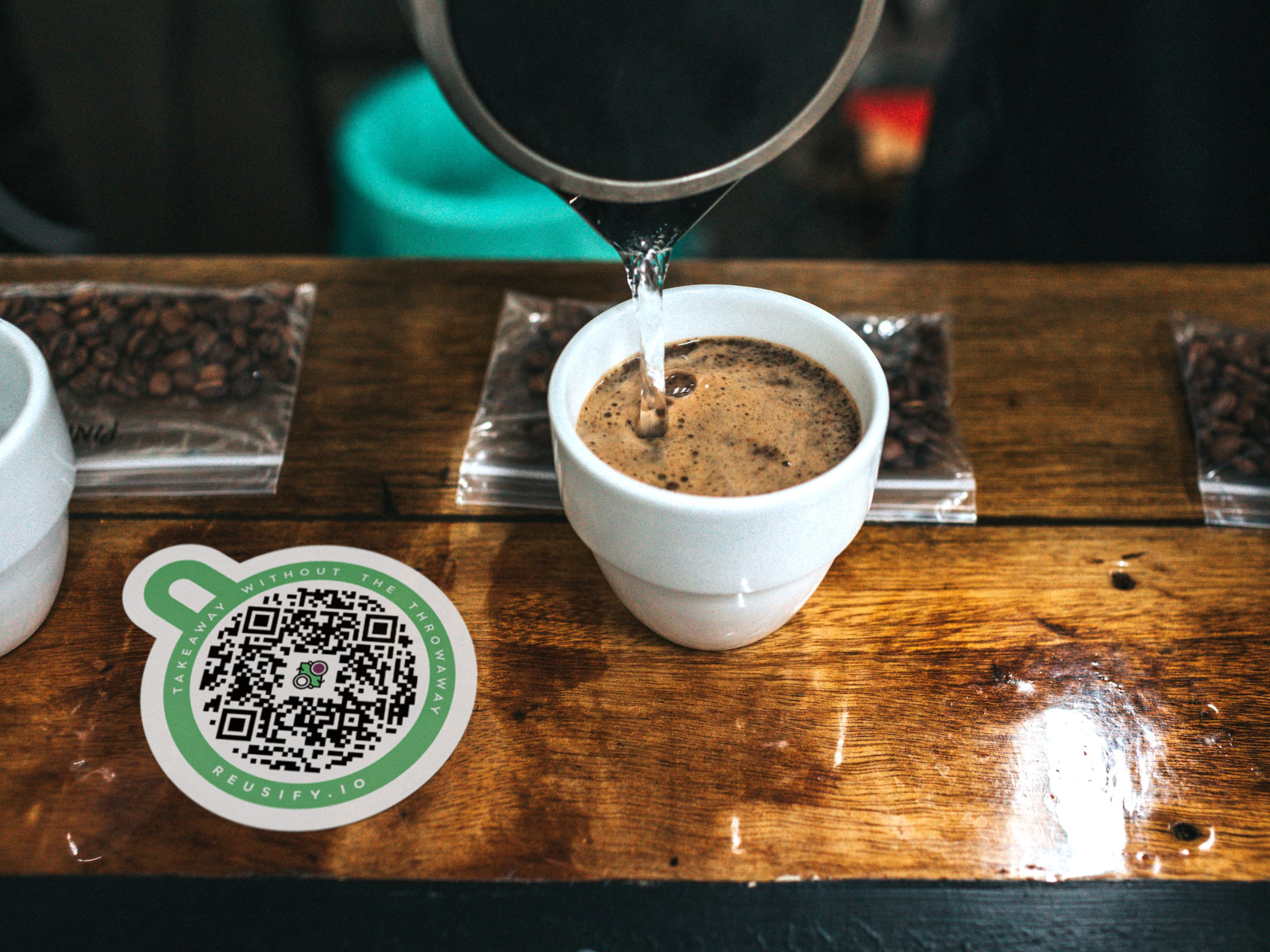 Reusify QR sticker